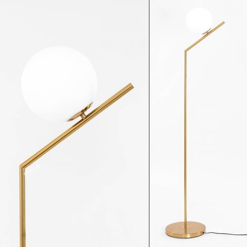 اباجورة ارضية مودرن ذهبي