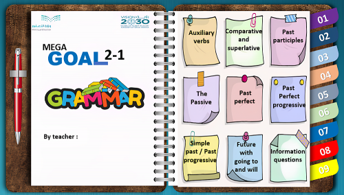 ملف تفاعلي لمادة الانجليزي ثاني ثانوي ( Mega goal...