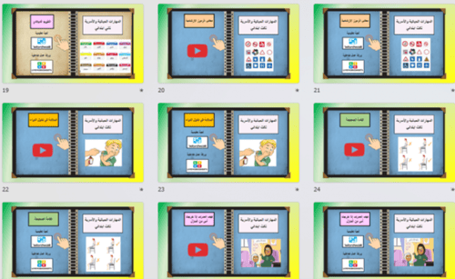 ملف تفاعلي مهارات حياتية الصفوف الاولية ( اول- ثان...