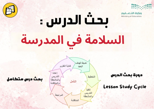 بحث الدرس السلامة في المدرسة ( ثاني ابتدائي)