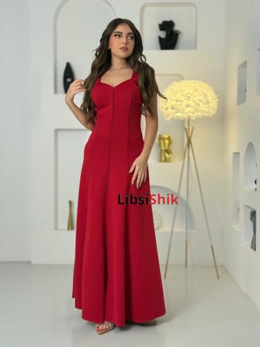 فستان احمر كت
