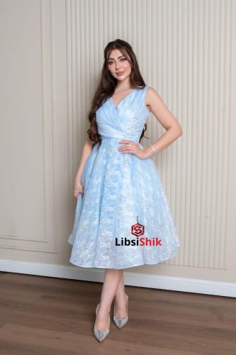 فستان دانتيل مطرز