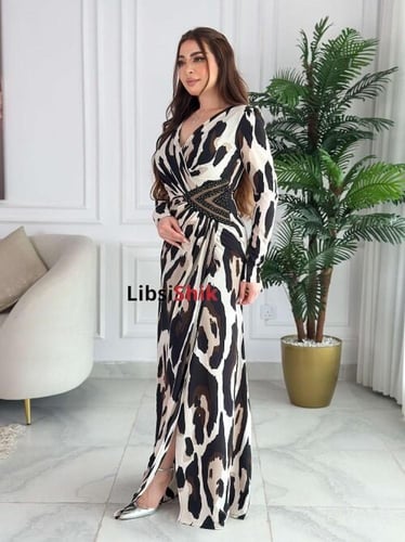 فستان سهره زيبرا