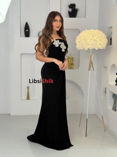 فستان توب وردتين