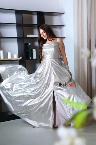 فستان سهره لمعه