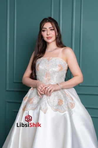 فستان سهرة كلوش