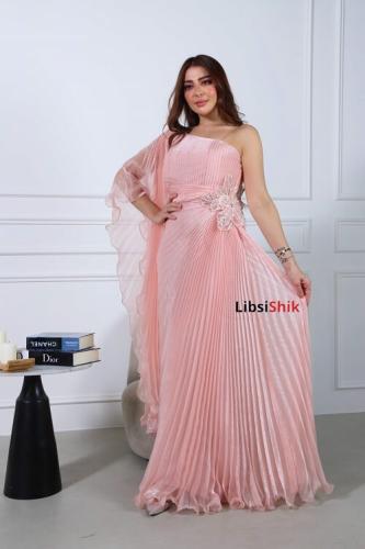 فستان بليسيه ورده