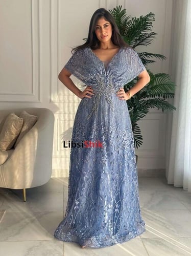 فستان سهره تل مطرز