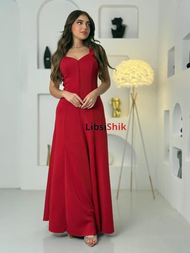 فستان احمر كت