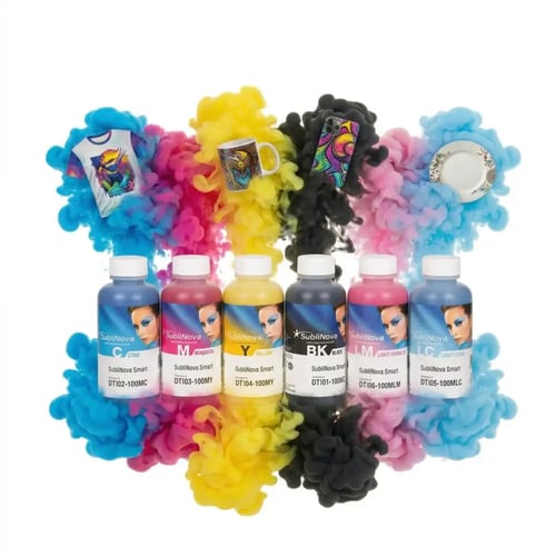 طقم حبر سبلميشن SubliNova الأصلي كوري 6 ألوان - جو...