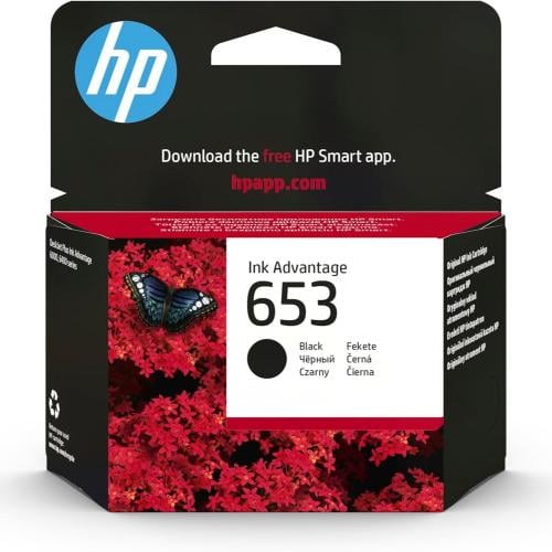 حبر اتش بي 653 أسود اصلي (hp653)