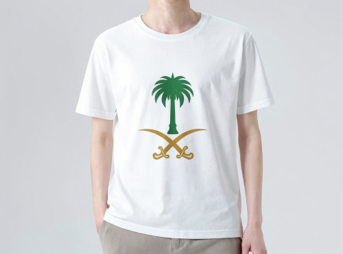 Oversized printed T-shirt for Saudi National Day