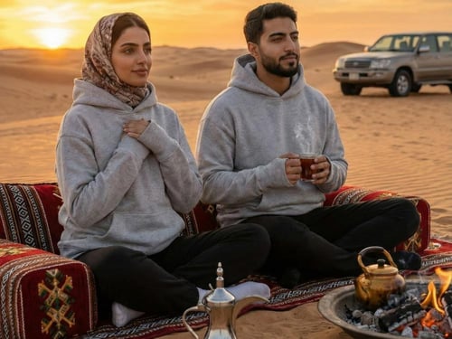 بلوفر ابيض مخلوط قطن اوفر سايز سادة
