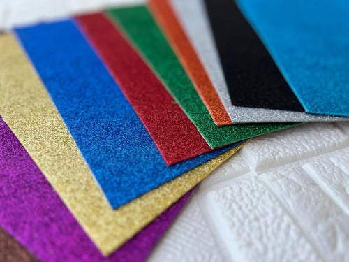 ورق فوم اسفنجي ستيكر جلتر مقاس A4 عدد 10 ورق