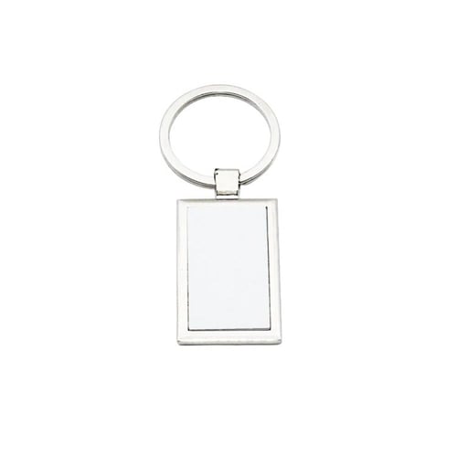 ميدالية مفاتيح مربع معدنية سبلميشن سادة