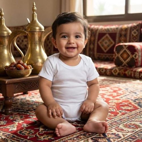 بربتوز كم قصير قطن فاخر هندي سادة