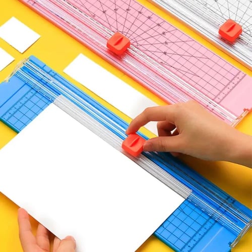 قطاعة اوراق يدوي لون اخضر مقاس A3/A4 - امن وسهل ال...