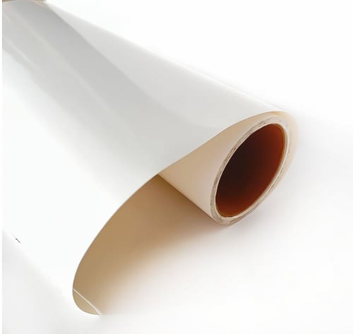 فينيل اسطح ابيض لماع 100*38سم