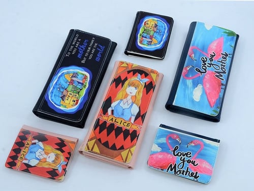 محفظة جلد بدون علبة اسود 10*19 سم سبلميشن