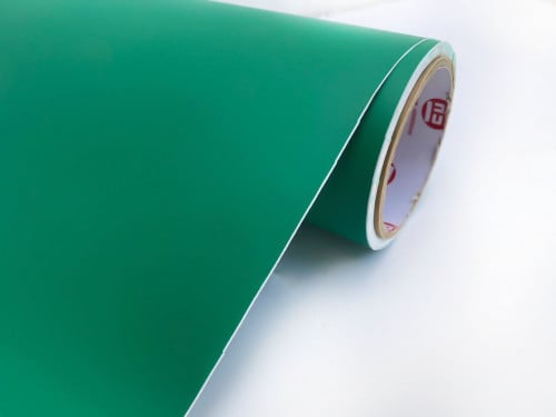 فينيل اسطح اخضر فاتح مطفي 100*30سم