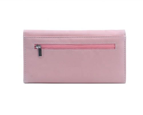 محفظة جلد مع علبة وردي 10*19 سم سبلميشن