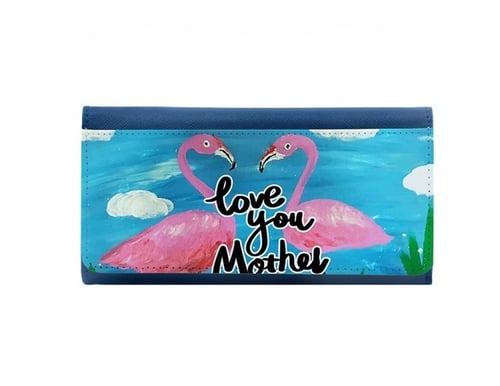 محفظة جلد بدون علبة ازرق 10*19 سم سبلميشن