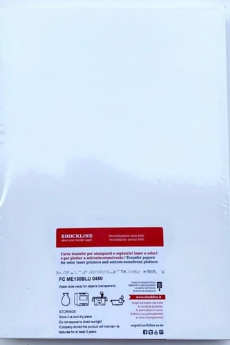 ورق مائي شفاف Shockline ايطالي ليزر - جودة احترافي...