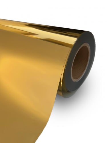 فينيل ذهبي لامع للأقمشة مرايا 50