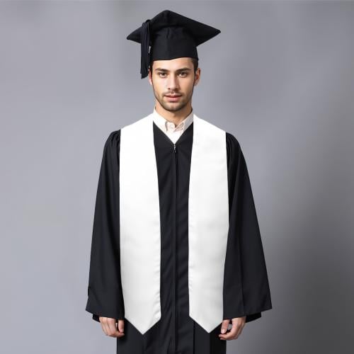 وشاح تخرج أبيض طباعة سبلميشن 2026 - جملة للمطابع و...