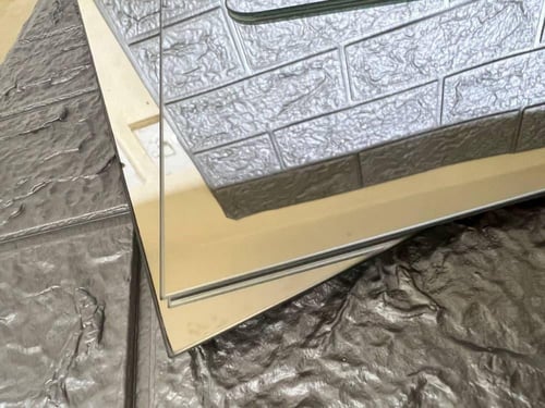 مرايا زجاج مقاس 20 * 20 سم مع ستاند خشبي