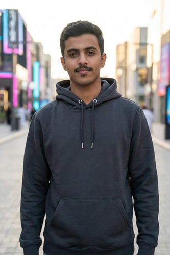 بلوفر قطن فاخر قماش ماركة رمادي غامق سادة