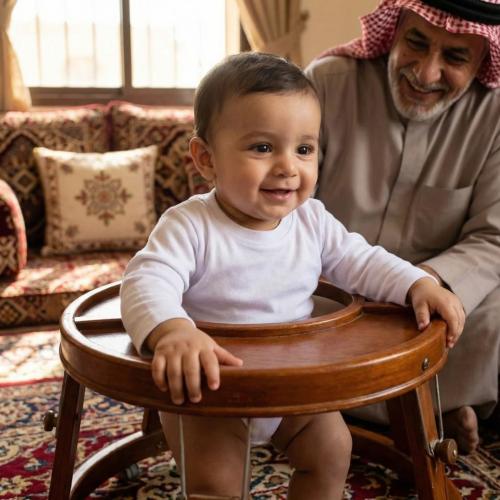 تيشيرت مواليد كم طويل بلوستر ملمس قطن سبلي قلوبل س...