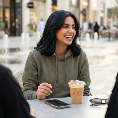 بلوفر قطن فاخر قماش ماركة زيتي فاتح مخلوط سادة