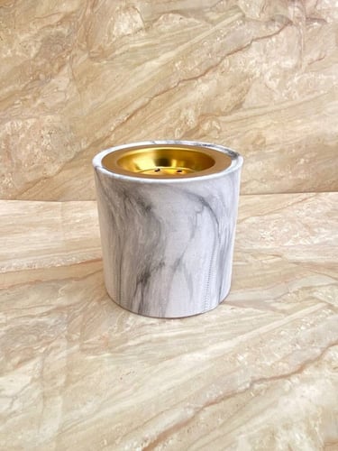 مبخرة بخور دائرية رخامية فاخرة