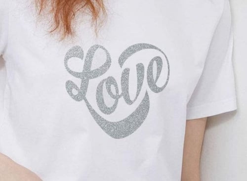 فينيل حراري اقمشة جلتر فضي