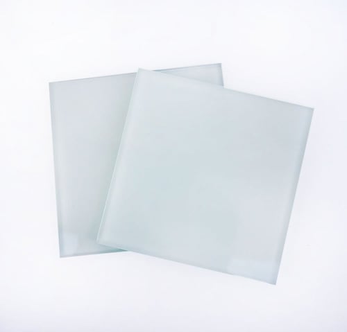 قاعدة اكواب زجاجية كوستر سبلميشن مربع 10*10 سم