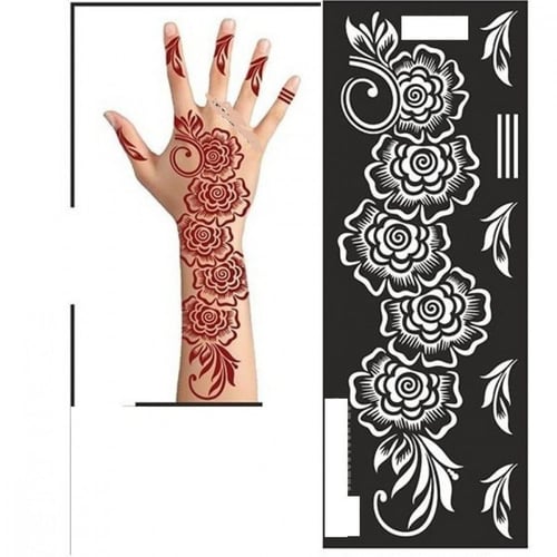 ستيكر حناء ابيض امريكي