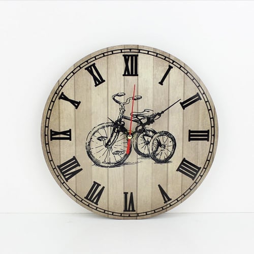 ساعة حائط خشبية دائرة 20 سم سبلميشن