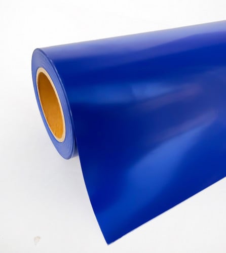 فينيل حراري اقمشة ازرق PVC