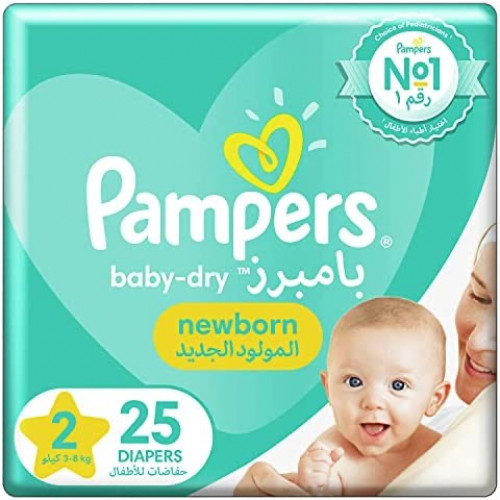 بامبرز - حفاضات مقاس 2 ( 25 )