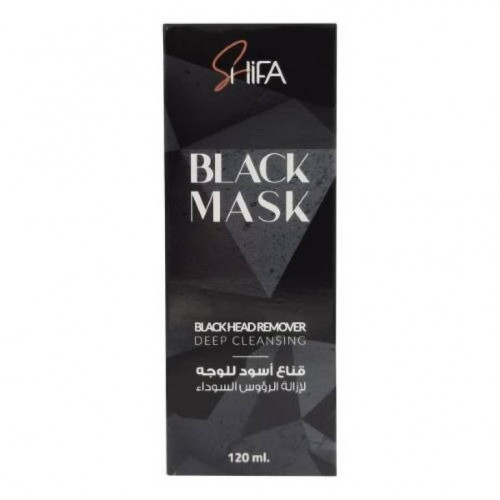 شفا قناع أسود للوجه لإزالة الرؤوس السوداء -120ml