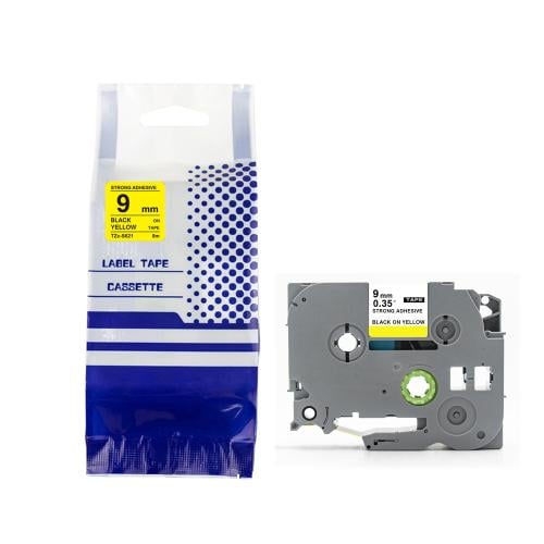 TZC-S621 ليبل براذر صيني مقاس 9 ملي طباعة اللون اص...