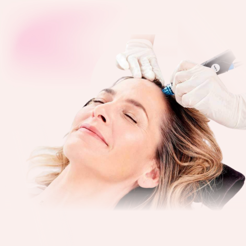 تنظيف فروة الرأس بتقنية الهايدرافيشل