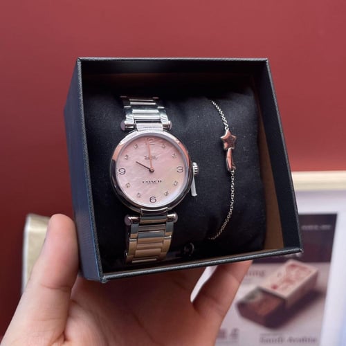 ساعه نسائيه مع إسواره - كوتش