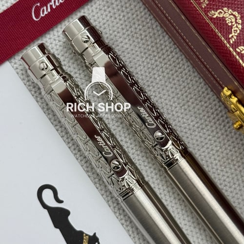 قلم كارتير سانتوس نصف مزخرف الشهير