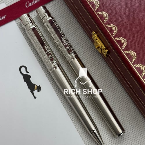 قلم كارتير سانتوس نصف مزخرف الشهير