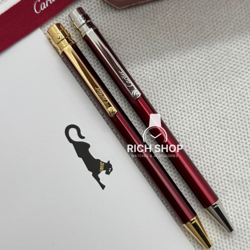 قلم كارتير سانتوس نحيف برغندي