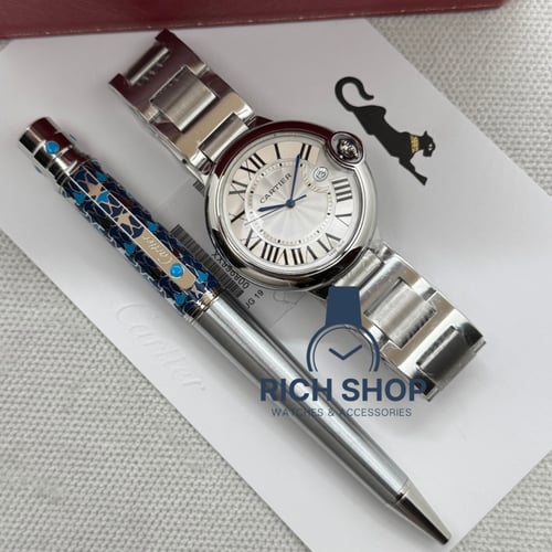 طقم ساعة كارتير بالون بلو وقلم كارتير