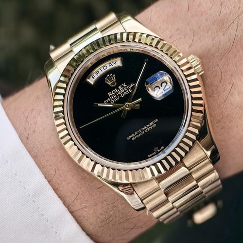 رولكس داي ديت اوتوماتيك ذهبي