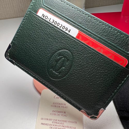 محفظة كارتير بطايق أخضر